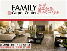 Tablet Screenshot of familycarpetcenter.com